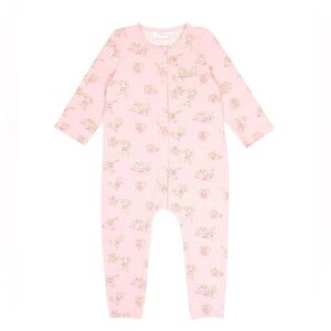 MAYORAL Baby  Pink pajamas 18m Pink Bunny Print Kids One Piece New without tag